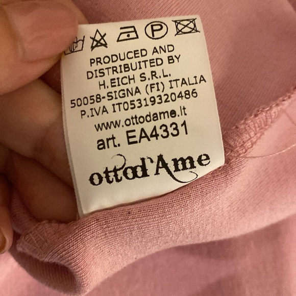 Ottod Ame Elegant Pink Long Sleeve Dress size S - Picture 9 of 9